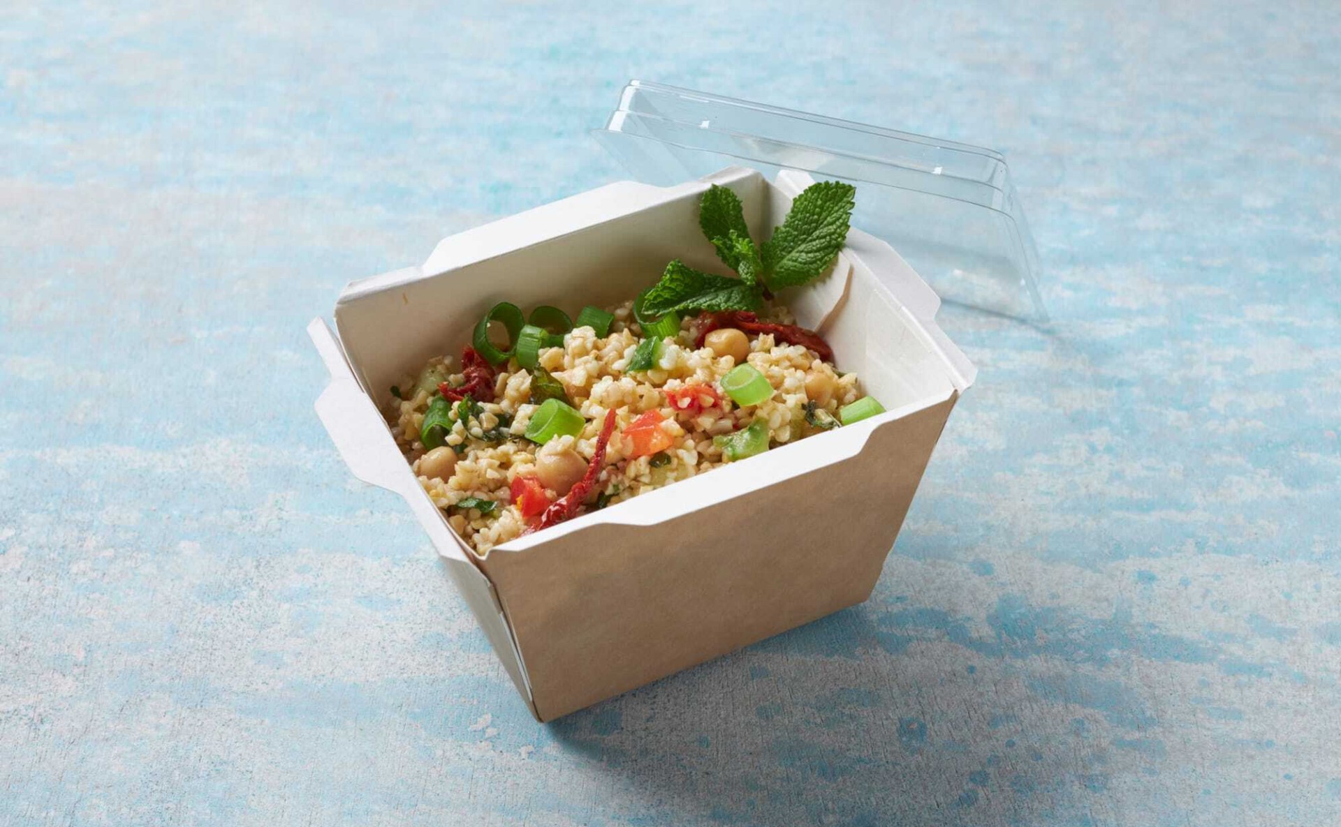 Bulgursalat mit Kichererbsen