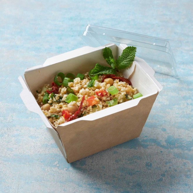 Bulgursalat mit Kichererbsen