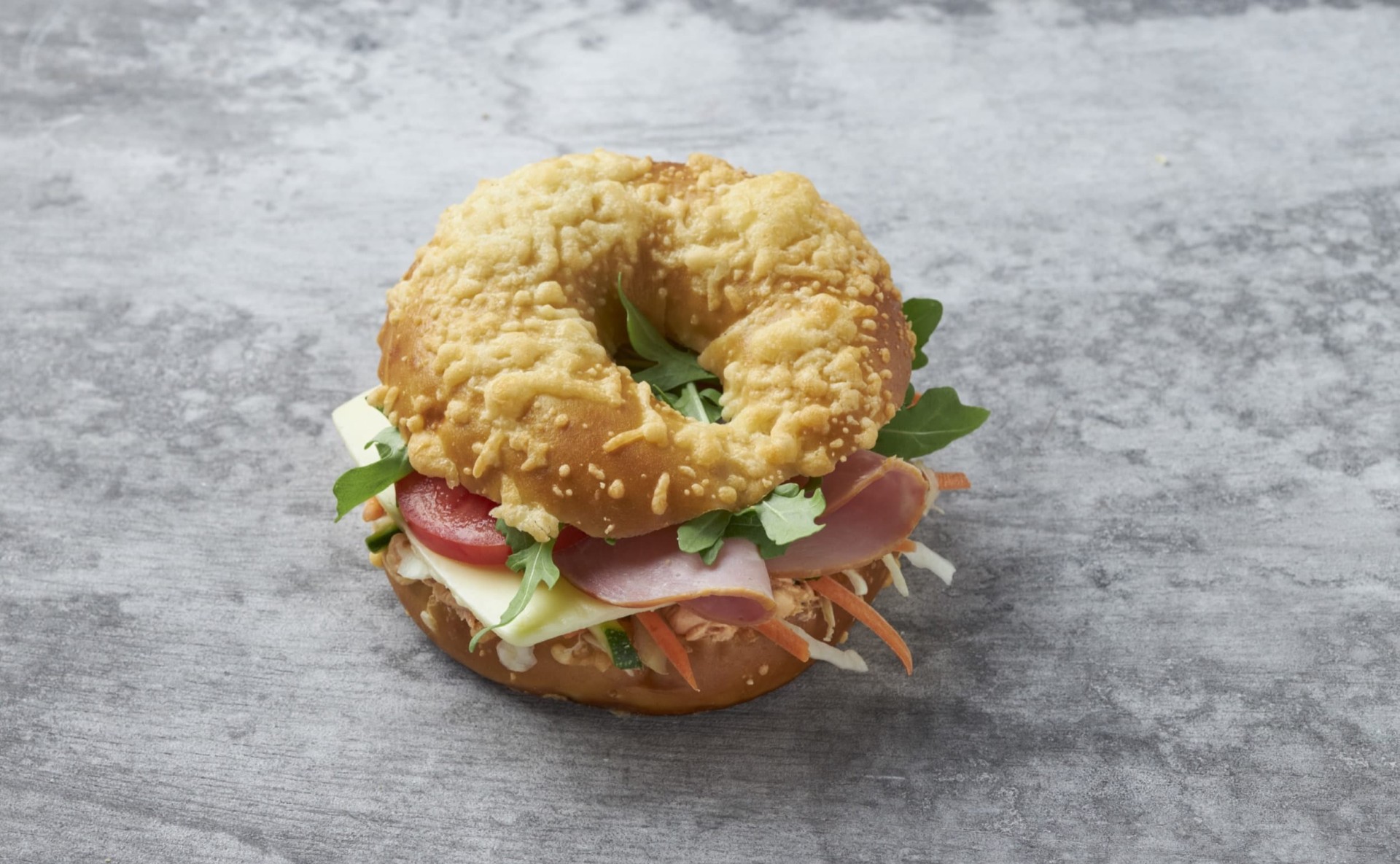 Kasebagel Gouda Schinken112