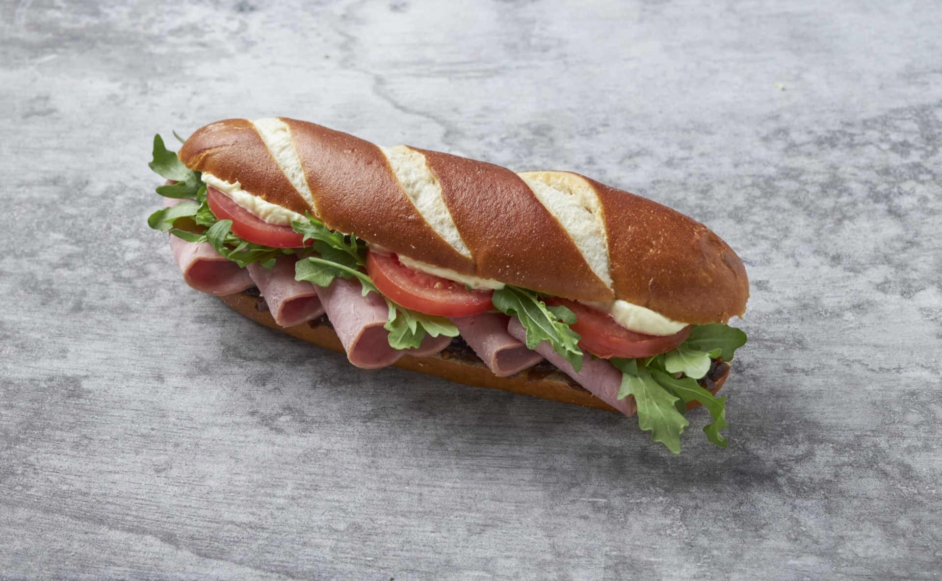 Laugenstange Schinken Rucola107