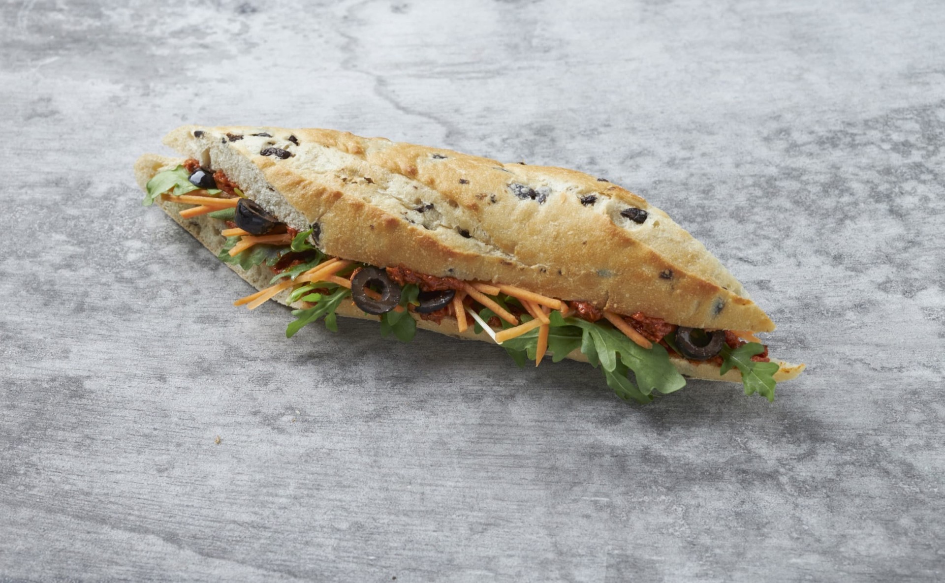 Olivenbaguette Vegan 136