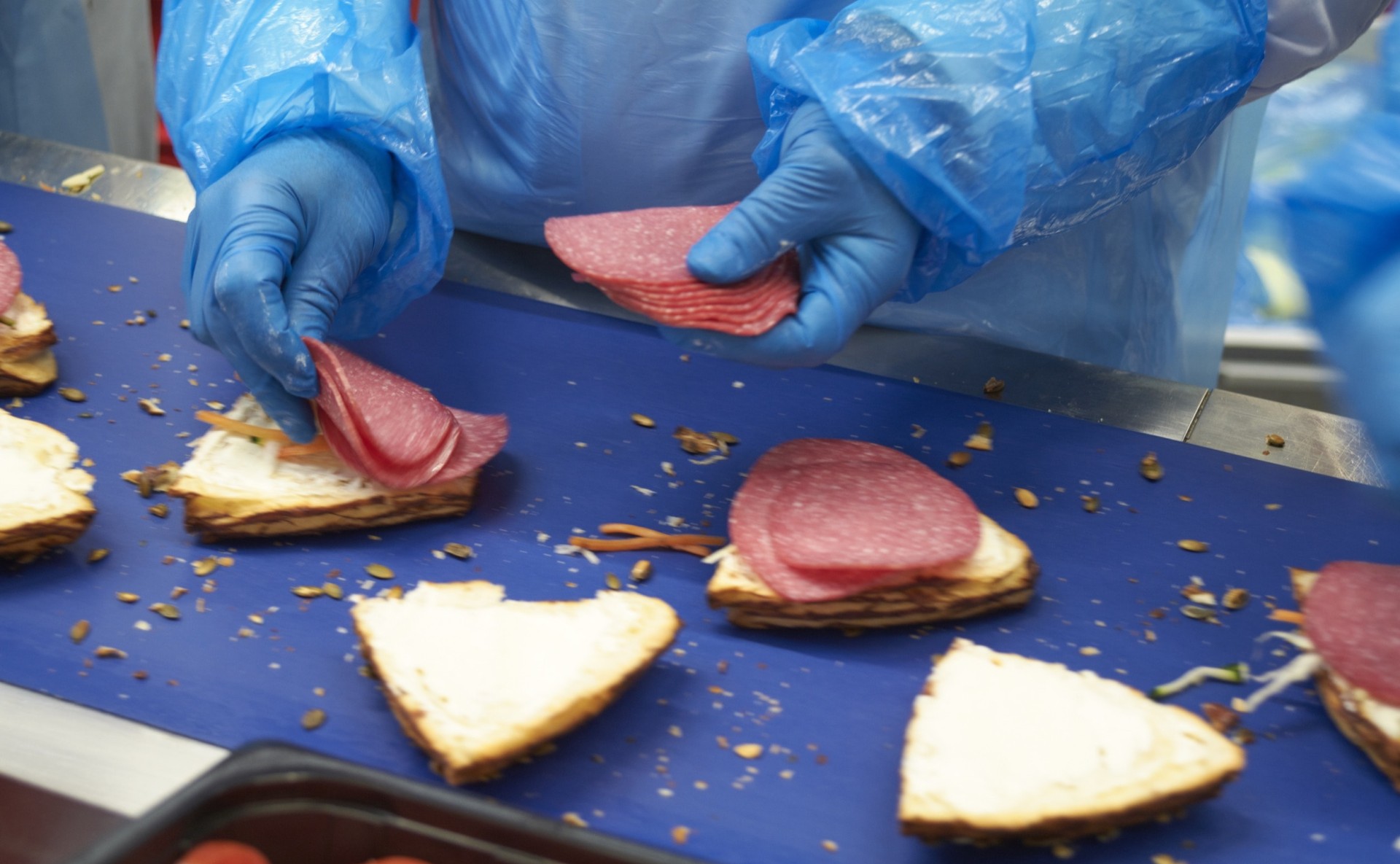 Salami Brötchen / Salami sandwiches