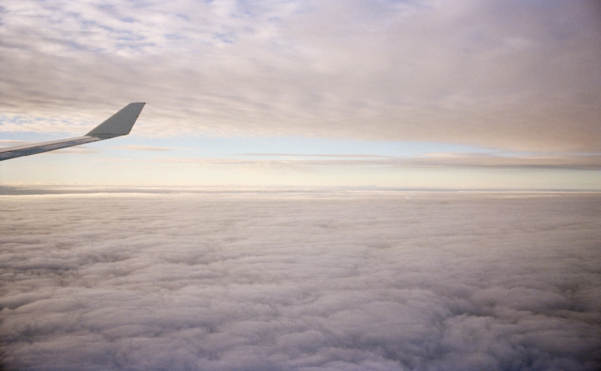 Fliegen über Wolken / Flying above clouds
